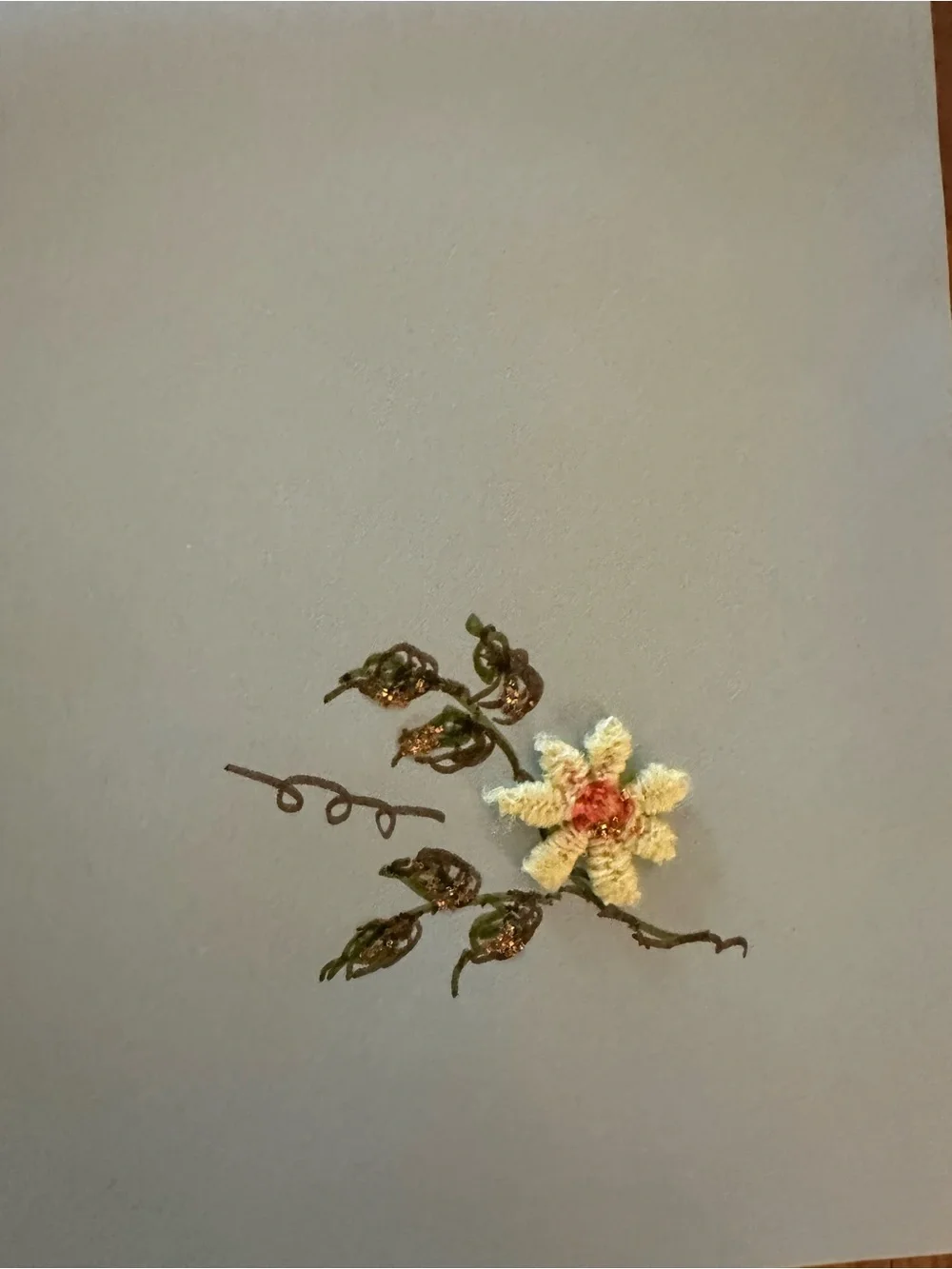 1 set of Vintage hand painted and crafted stationery set with 12 unique designs